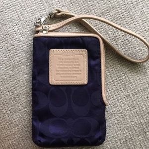 Coach wristlet.